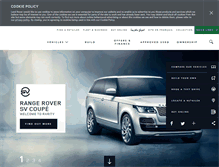 Tablet Screenshot of landrover-me.com